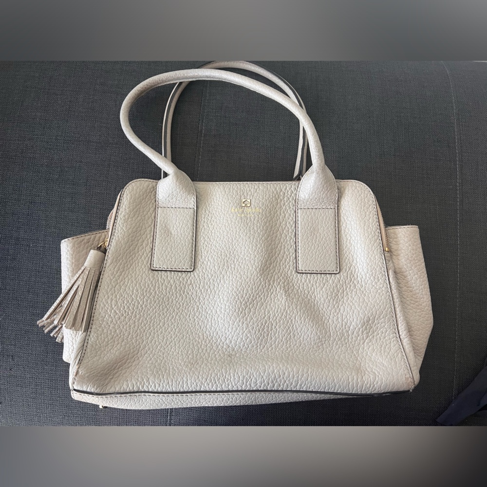 Gray/Beige Kate Spade Tote
